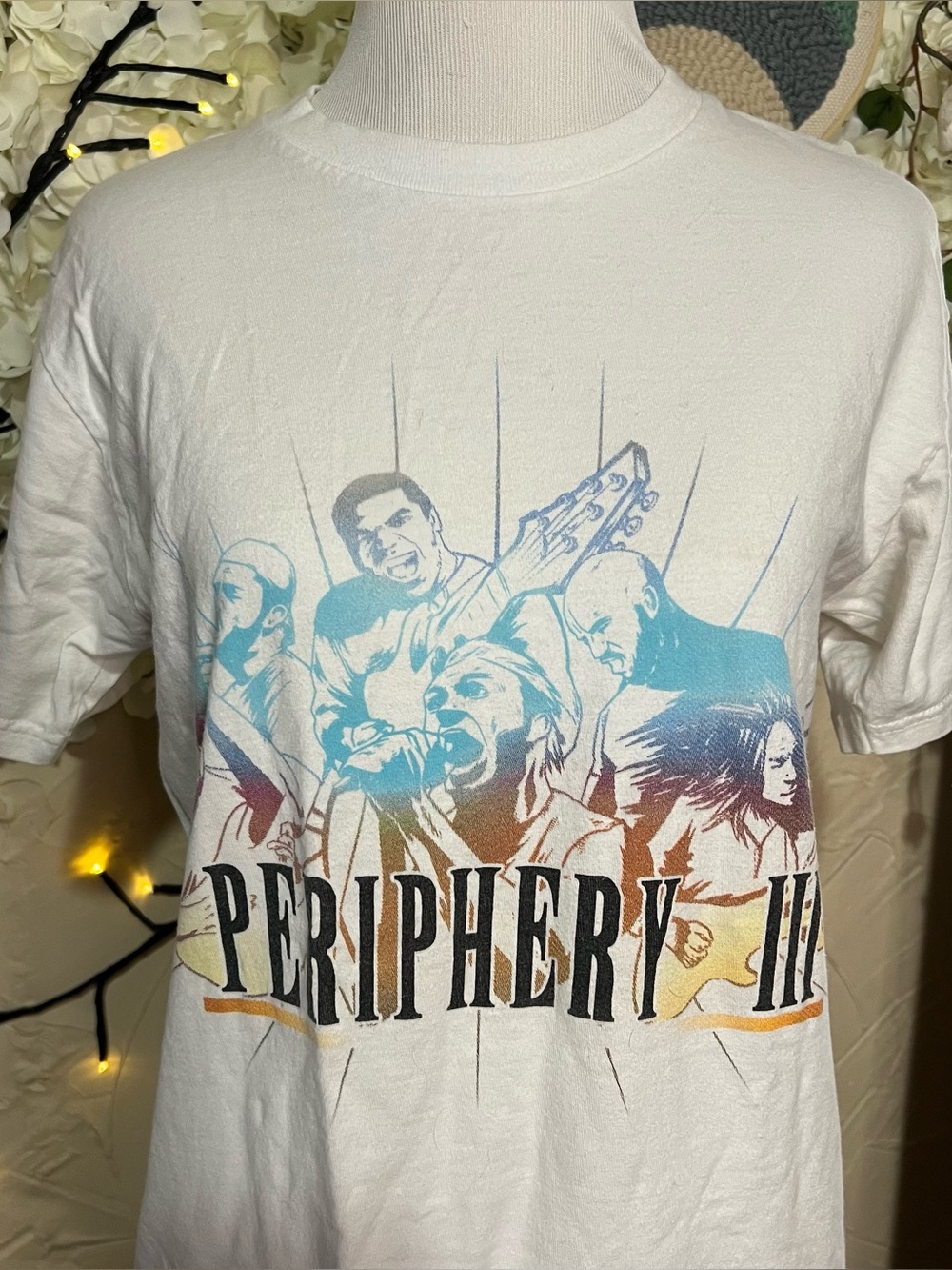 Periphery III Graphic Short Sleeve Tee - White